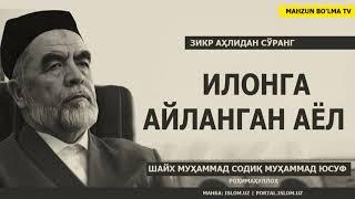 ИЛОНГА АЙЛАНГАН АЁЛ ҲАҚИДА - ШАЙҲ МУҲАММАД СОДИҚ МУҲАММАД ЮСУФ роҳимаҳуллоҳ