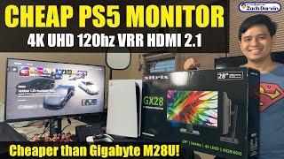 CHEAP PS5 Gaming Monitor 4K 144hz HDMI 2.1 VRR XITRIX GX28 | Similar to Gigabyte M28U ! 