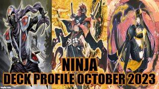 NINJA DECK PROFILE (OCTOBER 2023) YUGIOH!