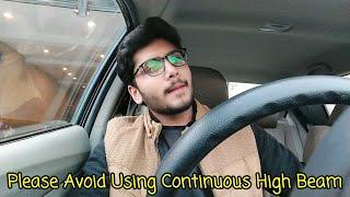 Stop Using High Beam - Public Service Message - The Hamza Malik Show