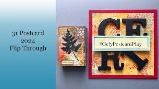 #GelyPostcardPlay 2024 Flip Through