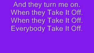 Kesha-Take it off lyrics