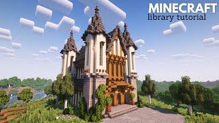 Minecraft: How to build a Medieval Library | Minecraft Tutorial