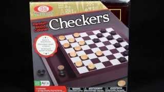 Ideal's Classic Wooden Checkers (0X5720TL)