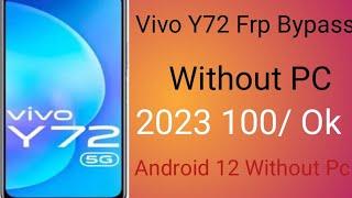 Vivo Y72 5G (V2060) Frp Bypass/ Google Account Remove/ Without Pc By A2z Salu...