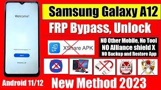 SAMSUNG GALAXY A12 FRP BYPASS WITHOUT PC NEW METHOD 2023