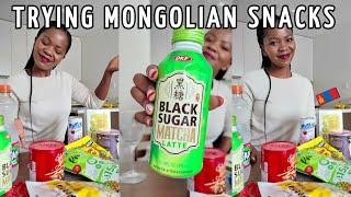 South African Tries Mongolian Snacks!