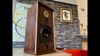 B & W DM 4 Classic vintage speakers , detailed sound review and comparison.