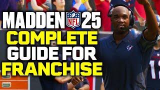 Madden 25 Complete Guide To Franchise For Beginners