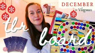 December TBR BOARD   + VLOGMAS announcement ️ | Milena Reads