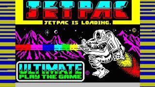 Jetpac Loading Screen - ZX Spectrum