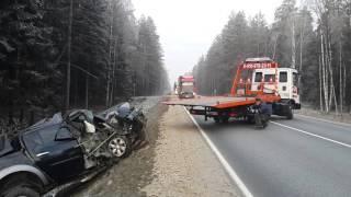 Автомобиль в хлам в кувете. Эвакуаторщик профи.