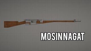 i made a Mosin-Nagant Rifle Gun in ( Melon Playground )