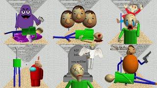 But Baldi Dies & Fainted 10 Mods Different In Baldi's Basics Mods!