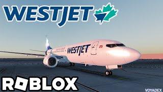 Roblox WestJet Flight - Boeing 737-MAX8 (First Flight)