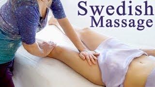 Swedish Massage Therapy, How To Massage Legs & Hips - ASMR Relaxation