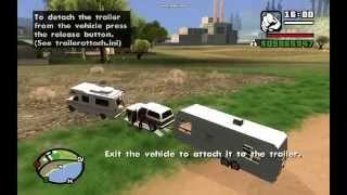 Camping Mobile Save House 2.0 and Trailer Attach (GTA SA)