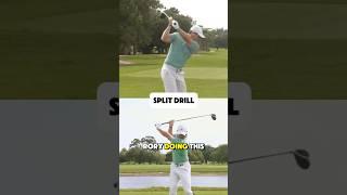Why is Rory doing this drill??  #golf #golfswing #golfcoach #golftips