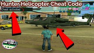 GTA Vice City Hunter Helicopter Cheat Code | SHAKEEL GTA