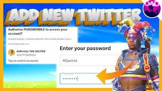 How to Logout Twitter (X) and Add NEW Twitter (X) Account in PUBGM /BGMI (2024)