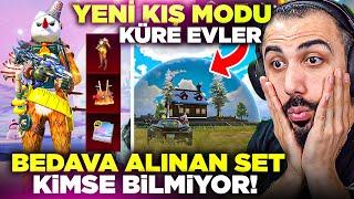 OYUNUN EN İYİ DESTANSI LOBİSİ VE BEDAVA SETİ GELDİ! YENİ MODA GELEN KAR KÜRESİ EVLERİ | PUBG MOBILE