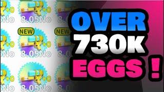 WE HATCHED OVER 730K EGGS IN 44 HOURS! WEAPON FIGHTING SIMULATOR ROBLOX PAPTAB