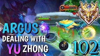 How Argus Deals With Early Game Terrors Like Yu Zhong ~ Mobile Legends | Road to Argus Global | 102