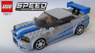 LEGO SPEED CHAMPIONS - 2 Fast 2 Furious Nissan Skyline GT-R (R34) set 76917 Speed Build Instructions