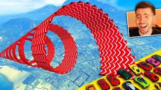 GTA V Online: MEGA RAMPA espiral 99,999999% ÉPICO NO MAR!