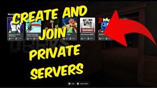 How To Create & Join Private Server On Roblox With Crossplay Friends For PS4 / PS5