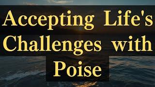 Accepting Life's Challenges with Poise #yourmonkhaku #buddhism #motivation #spirituality