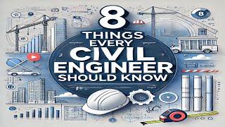 8 Things Every Civil Engineer Should Know About