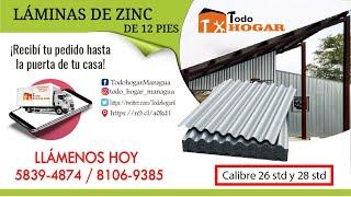 Láminas Zinc