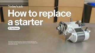 How to replace a starter with eBay Motors