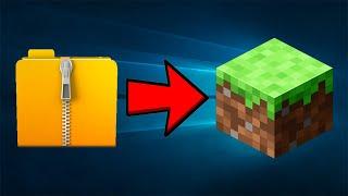 ZIP To MCADDON Tutorial for minecraft mods made easy!!