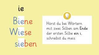 Wann schreibe ich Wörter mit ie? einfach erklärt | sofatutor