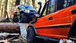 This is why the JAPANESE are the kings of off-road! ... Pajero vs LR Discovery. RC OFFroad 4x4