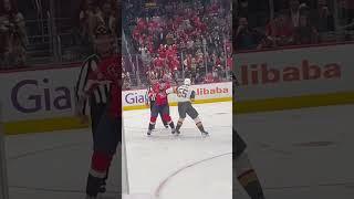 Capitals vs Vegas Hockey Fight #nhl #trend #capitals
