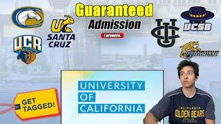 How to get guaranteed admission to UCSB, UCI, UCR +more (UC Tag)