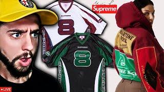 LIVE Supreme Week 4 - Martine Rose Jersey + 3K Subs Giveaway! #LIVECOP