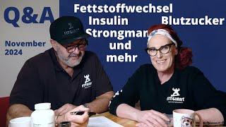 Q&A Dr. Martina&Heinz Ollesch: GFSA Fragen, Heißhunger, HbA1c/HOMA, Cardio/EAA, Fettverdauung, Galle