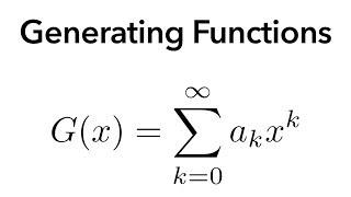 A brief introduction to generating functions