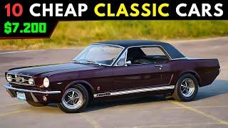 Rare Finds Inside: 10 Classic Cars for Sale Starting at Just $7,200