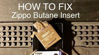 How To Fix Zippo Butane Insert + Full Review