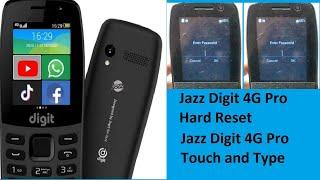 Jazz Digit 4G Pro Touch and Type how to Format and Screen Lock Remove 100 ok