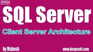 Sql Server tutorial |Sql Server |  Client  Server Architecture by Mahesh