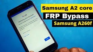 Samsung A2 core A260f FRP Bypass || Emergency call, not working solution Samsung A260F FRP reset