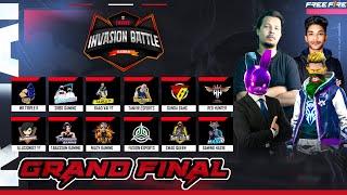 [LIVE] TANVIR INVASION BATTLE SEASON-1 | GRAND FINAL | T4B PRODUCTION | FREE FIRE