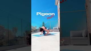 Flying pigeon pose hurt? Try this! #flyingpigeonpose #yogatutorial #yogachallenge #yoga