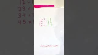 Multiplication by 11 hack no calculator